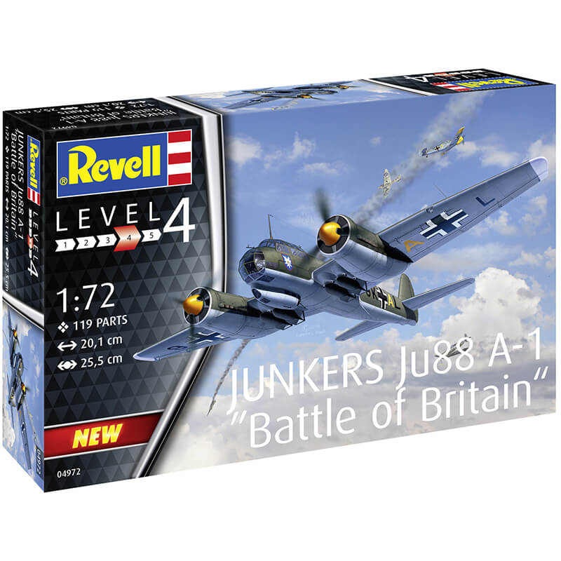 Revell 1/72 Junkers Ju88 A-1 "Battle of Britain" Kit