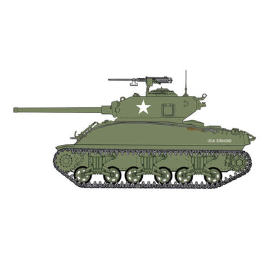 Italeri 1/35 M4A1 Sherman With U.S. Infantry Kit
