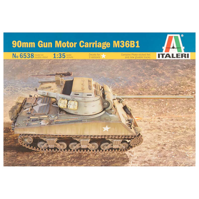 Italeri 1/35 90mm Gun Motor Carriage M36B1 Kit