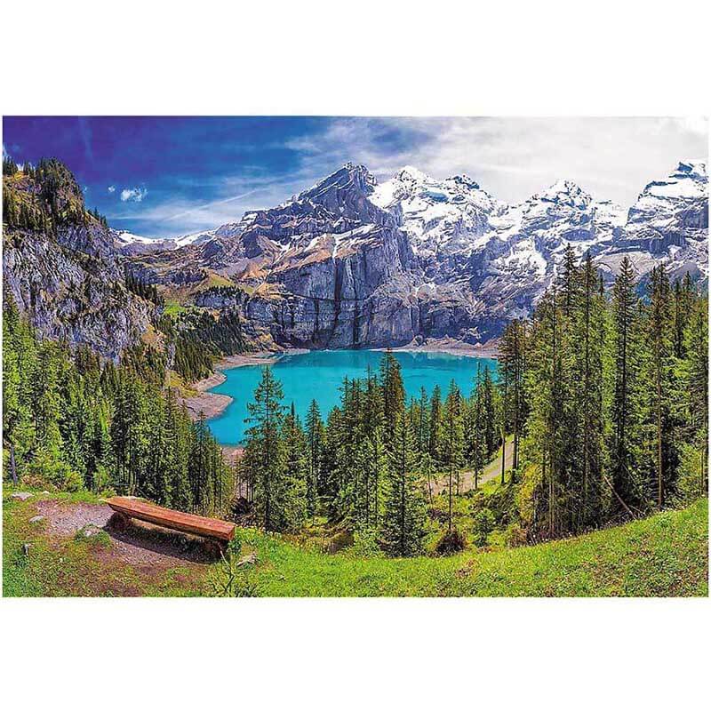 Lake Oeschinen, Alps, Switzerland 1500pc Puzzle