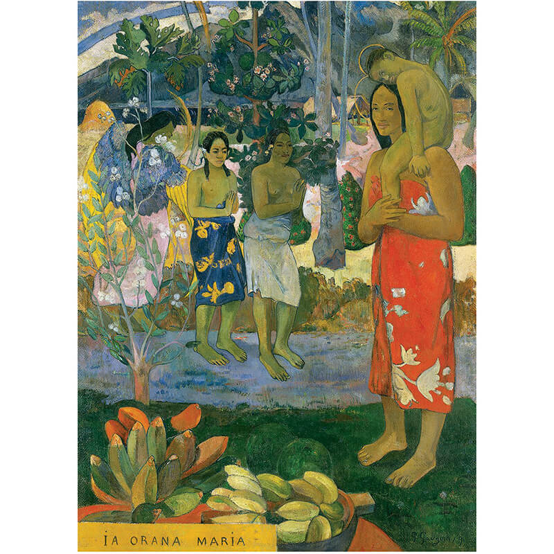 La Orana Maria (Hail Mary) by Paul Gauguin 1000pc Puzzle
