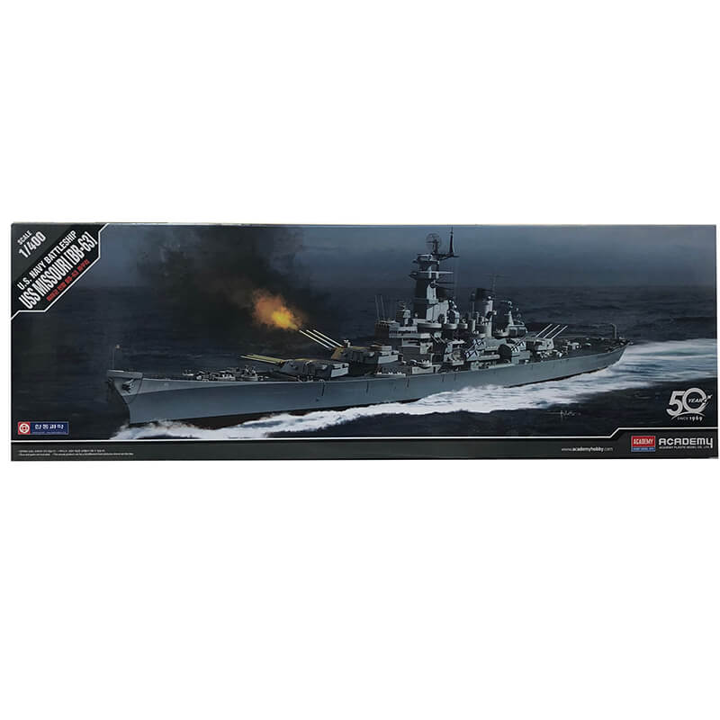 Academy 1/400 U.S.Navy Battleship USS Missouri (BB-63) Kit