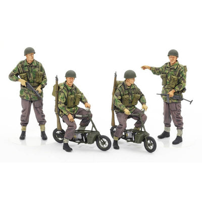 Tamiya 1/35 British Paratroopers w/Small Motorcycles Kit
