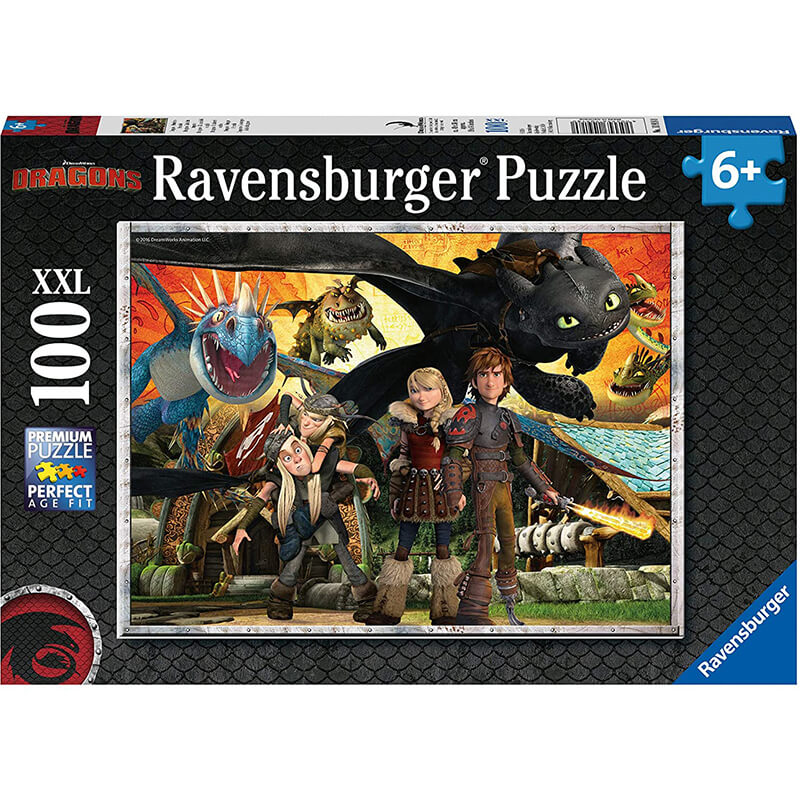 DreamWorks How To Train Your Dragon Dragon Friends 100pcs Puzzle