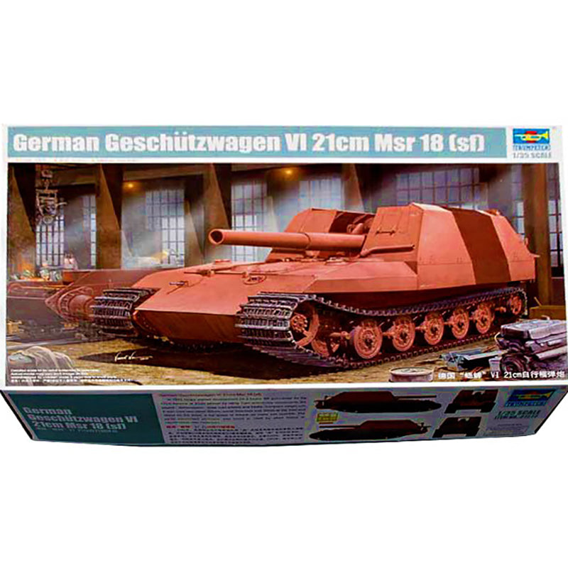 Trumpeter 1/35 German Geschützwagen VI 21cm Msr 18 (sf) Kit