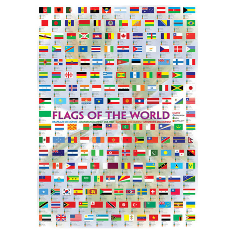 Flags Of The World 1000pc Puzzle