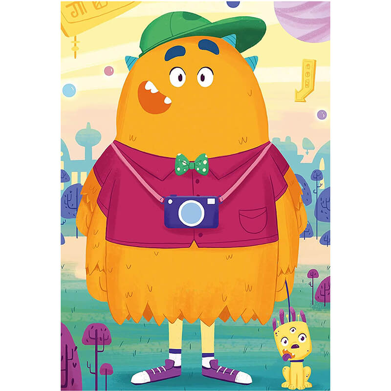 Mixs-up Monsters! 3x24pcs Puzzle