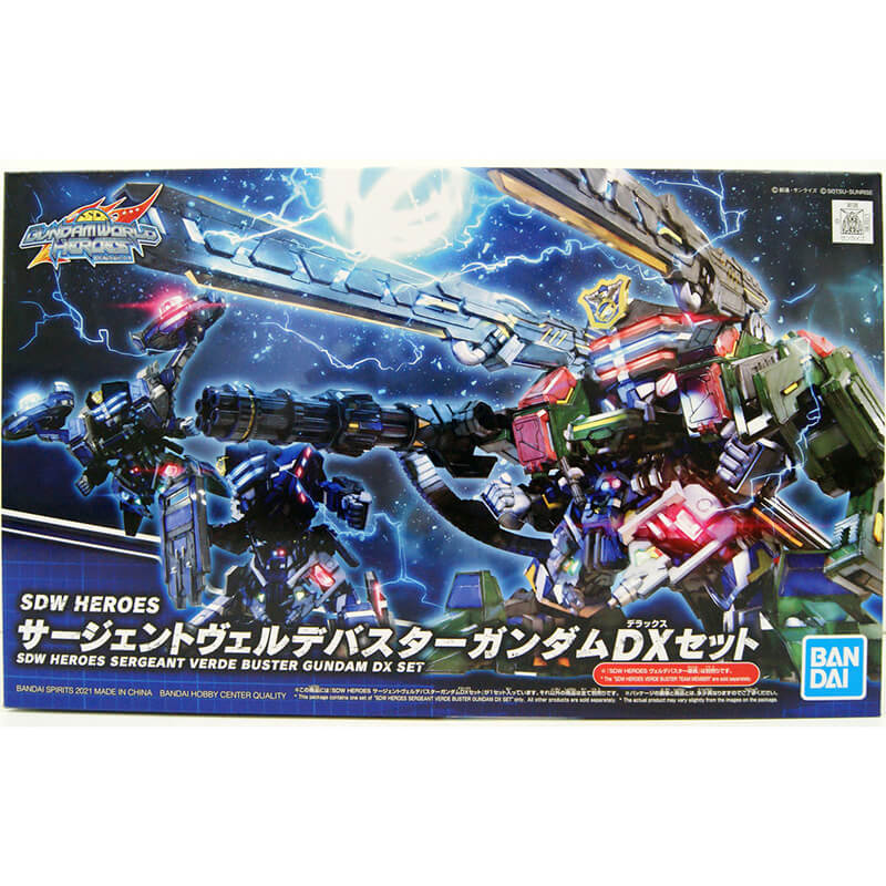 Bandai SDW Heroes Sergeant Verde Buster Gundam DX Set Kit