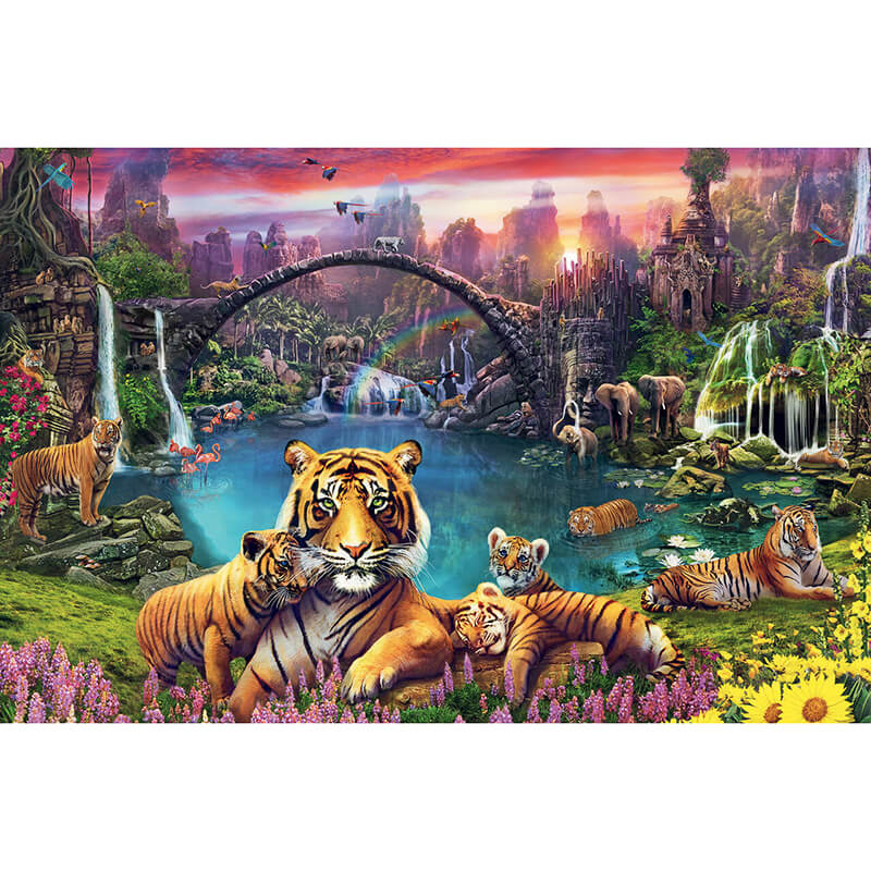 Tigers In Paradise 3000pcs Puzzle