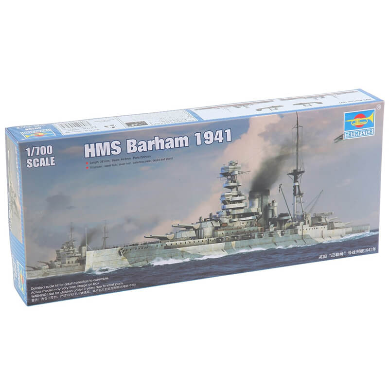 Trumpeter 1/700 HMS Barham 1941 Kit