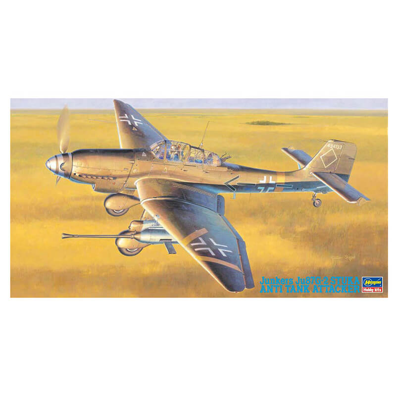 Hasegawa 1/48 Jukers Ju87G-2 Stuka Anti Tank Attacker Kit