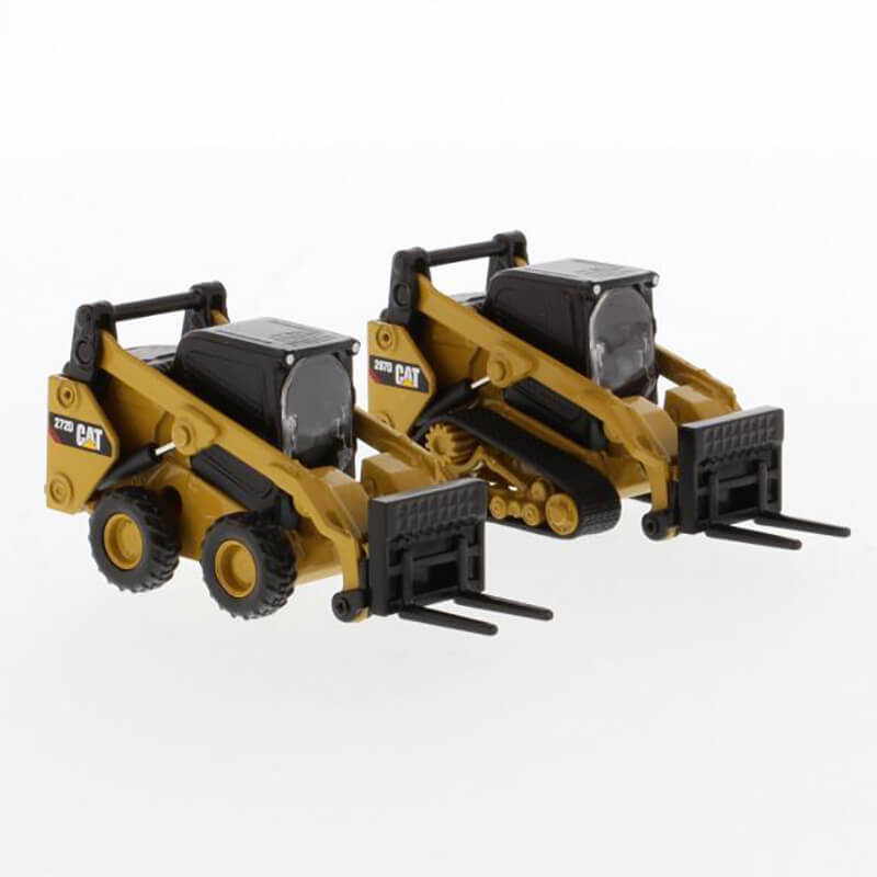 CAT 1/64 272D2 Skid Steer Loader & 297D2 Compact Track Loader