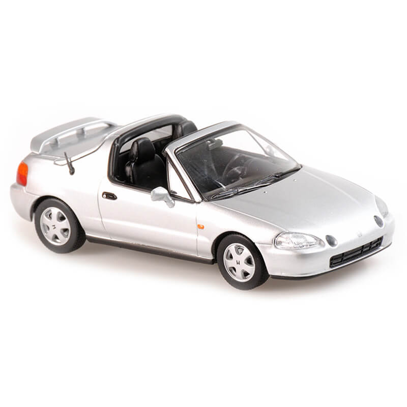 Maxichamps 1/43 Honda CR-X del Sol 1992 (Silver Metallic)