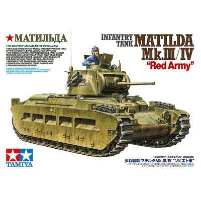 Tamiya 1/35 Infantry Tank Matilda Mk.III/IV "Red Army" Kit