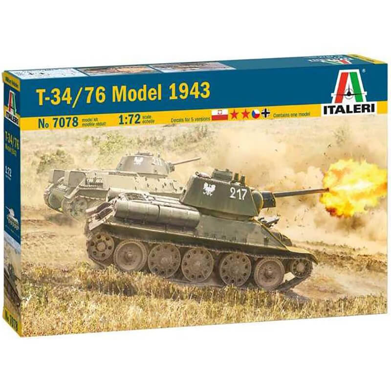 Italeri 1/72 T-34/76 Model 1943 Kit