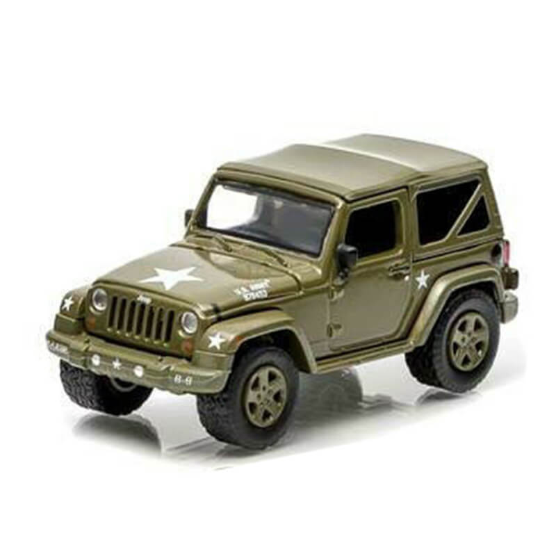 Greenlight 1/64 US Army 2014 Jeep Wrangler (Green)