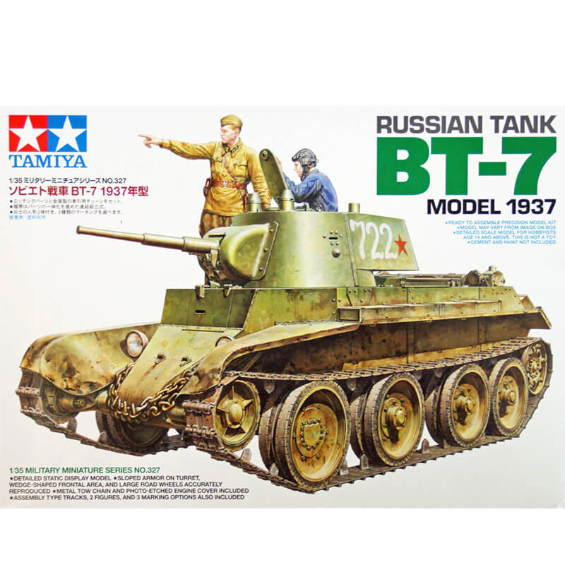 Tamiya 1/35 Russian Tank BT-7 Model 1937 Kit