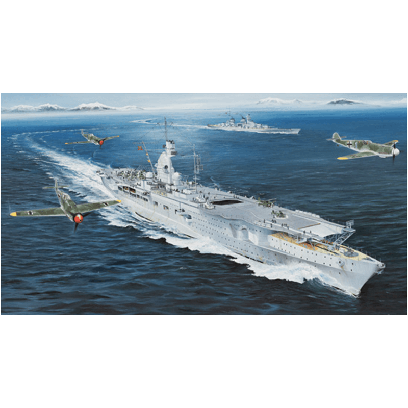 Trumpeter 1/350 German Navy Aircraft Carrier DKM Peter Strasser Kit