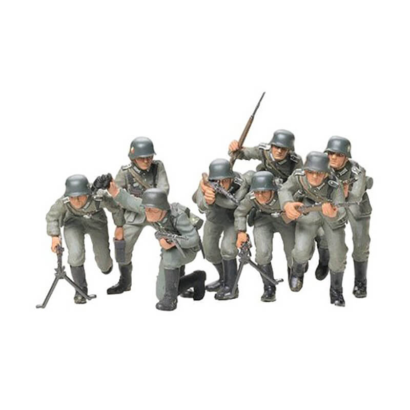 Tamiya 1/35 Military Miniatures German Assault Troops (Infantry) Kit