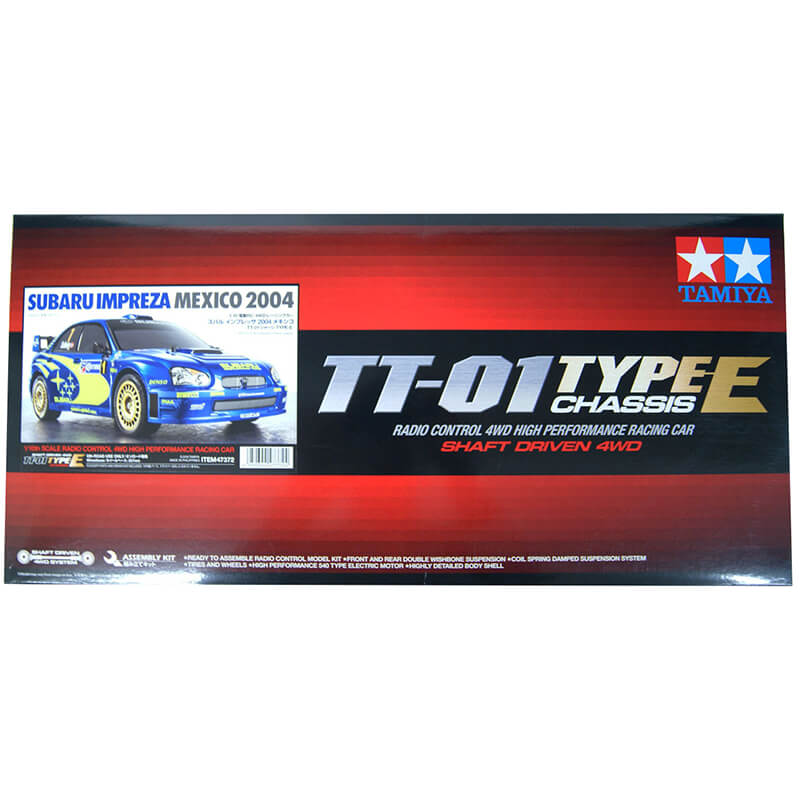 Tamiya 1/10 Subaru Impreza Mexico 2004 (TT-01 Type-E Chassis) RC Kit
