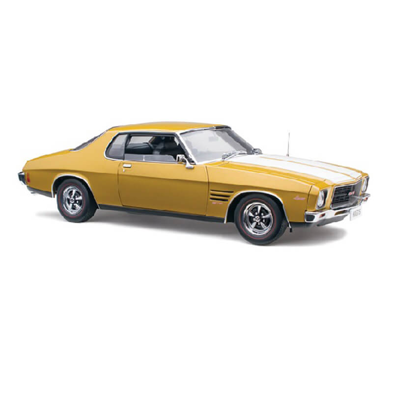 Classic Carlectables 1/18 Holden HQ GTS Monaro Sunburst Metallic With White Stripes