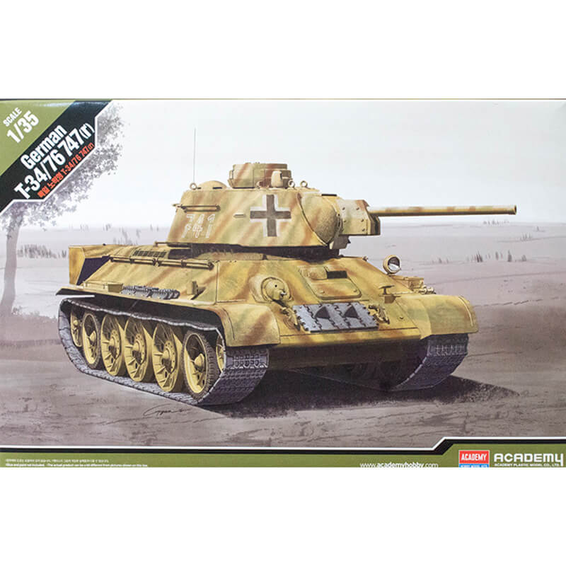 Academy 1/35 German T-34/76 747(r) Kit