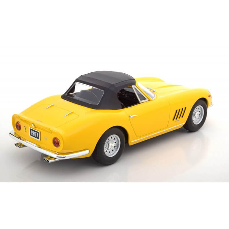 KK-Scale 1/18 Ferrari 275 GTB/4 NART Spyder (Yellow) (1967)