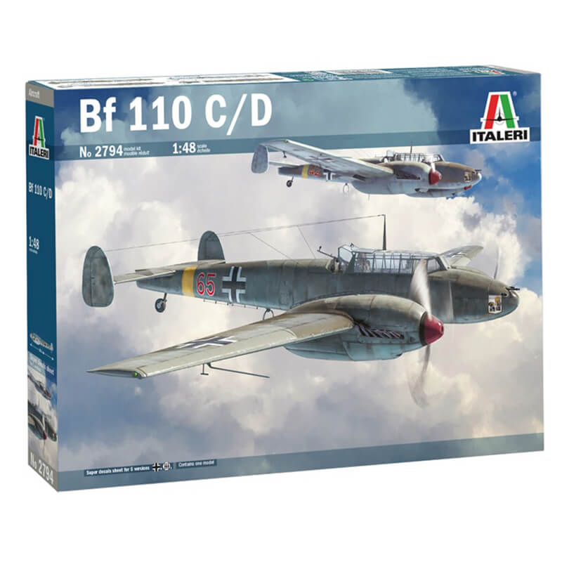 Italeri 1/48 Bf 110 C/D Kit