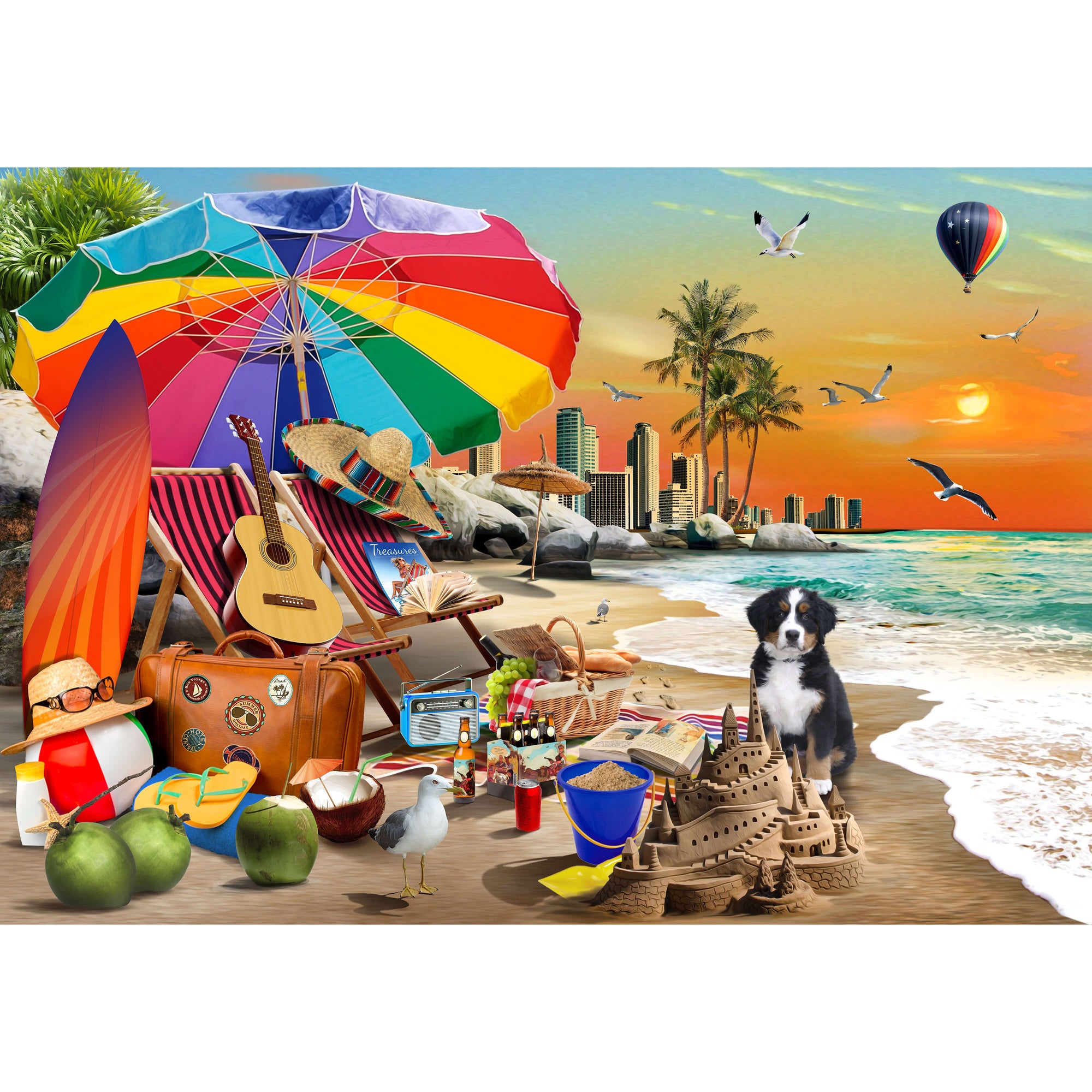 Beach Time 1000pcs Puzzle