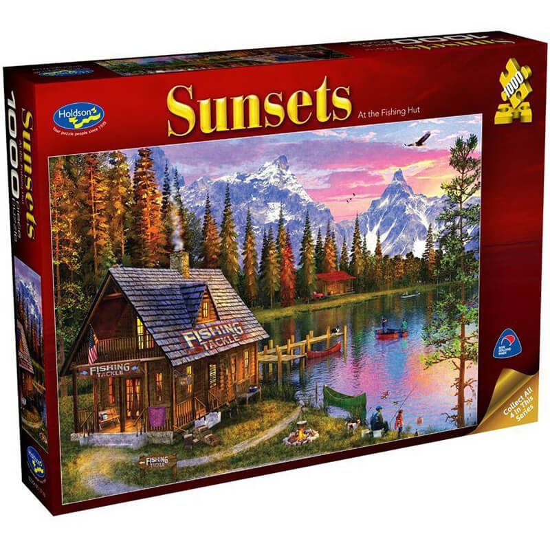 At the Fishing Hut by Dominic Davison 1000pc Puzzle