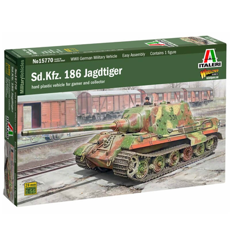 Italeri 1/56 Sd. Kfz. 186 Jagdtiger Kit