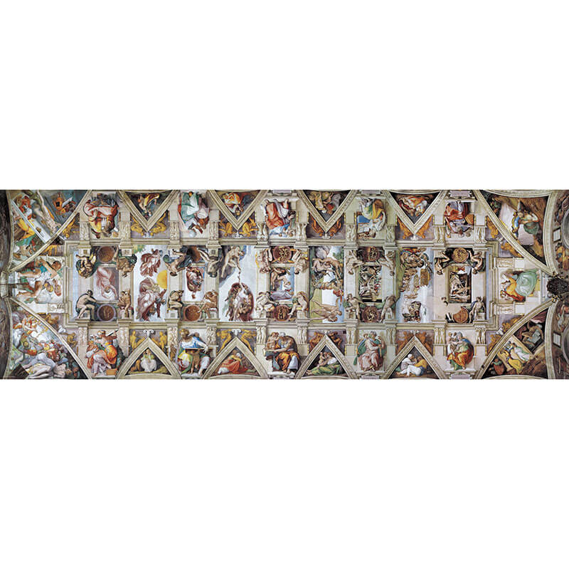The Sistine Chapel Ceiling by Michelangelo 1000pc Puzzle