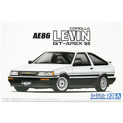 Aoshima 1/24 Toyota AE86 Corolla Levin GT-APEX '85 Kit