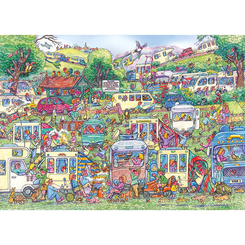 Caravan Chaos By Armand Foster 1000pc Puzzle