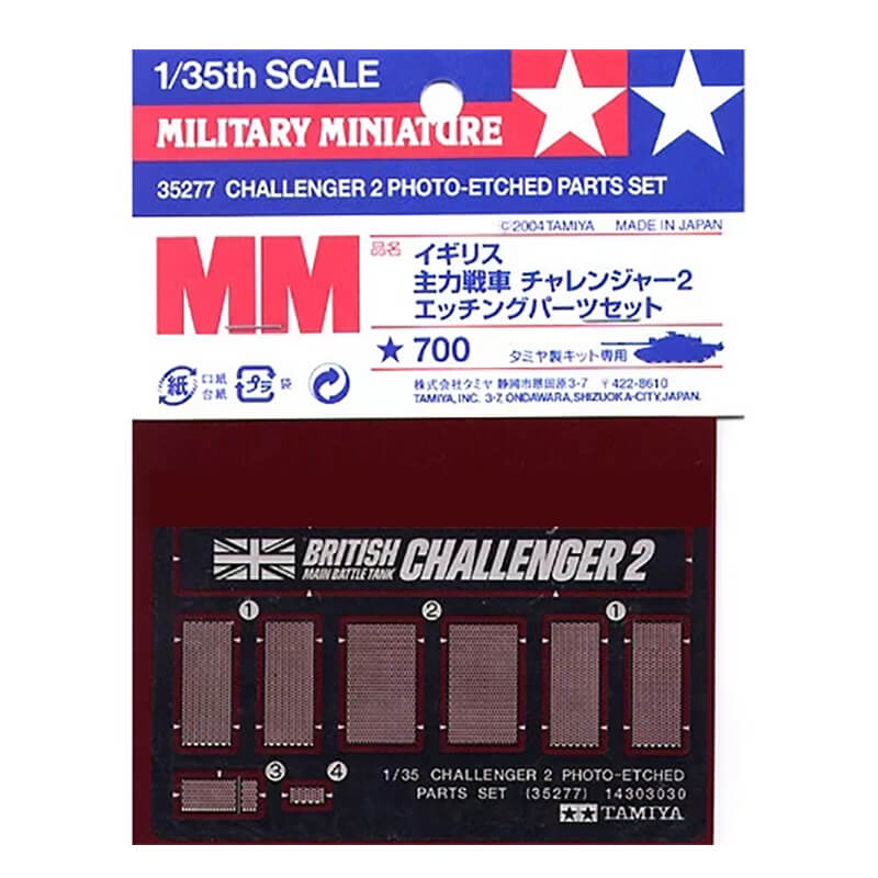 Tamiya 1/35 Challenger 2 Photo-Etched Parts Set