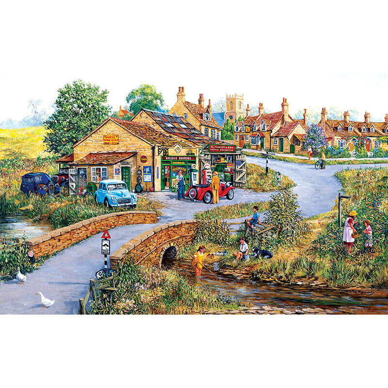 Bridge Motors by Michael Herring 550pc Puzzle