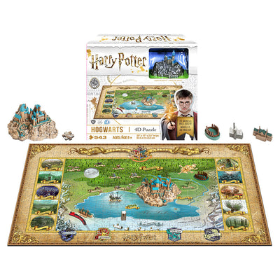 Harry Potter Hogwarts 543pc 4D Puzzle