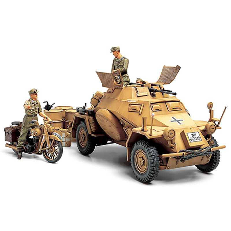 Tamiya 1/35 Sd.KFz.222 Leichter Panzerspahwagen(4×4) Afrika-Korps Kit