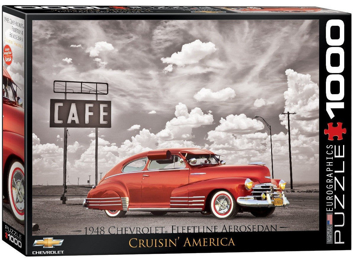 1948 Chevrolet Fleetline Aerosedan Cruisin America 1000pc Puzzle