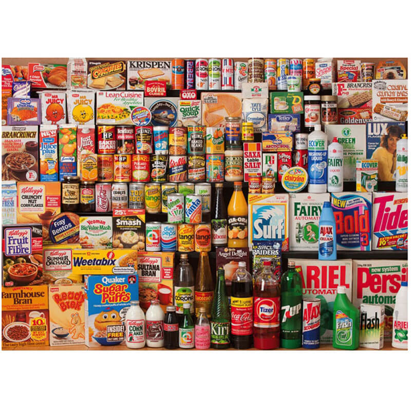 1980s Shopping Basket 1000pcs Puzzle