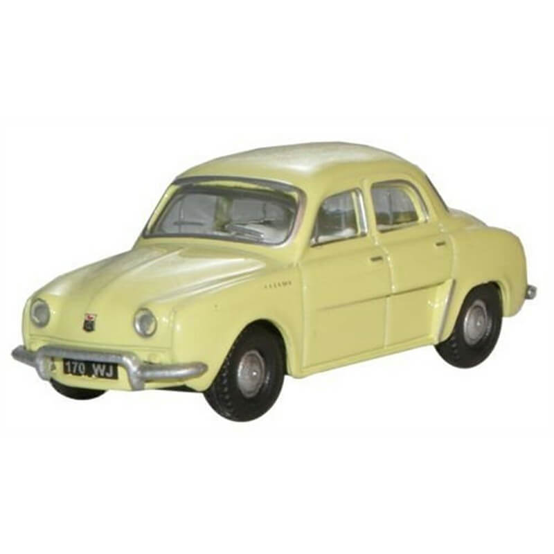 Oxford 1/76 Renault Dauphine (Yellow)