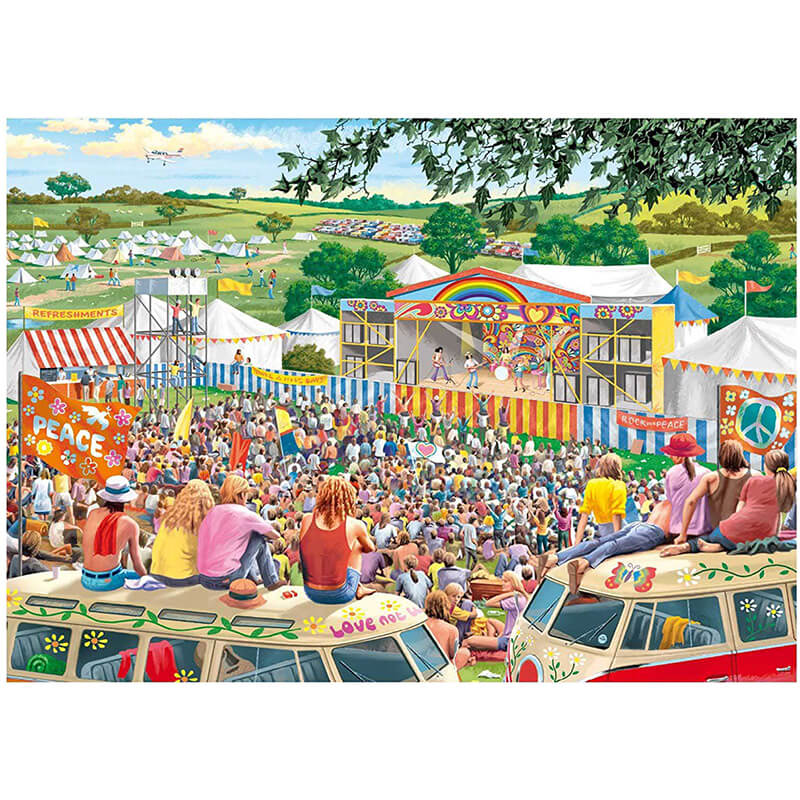 Summer Music Festival By Victor McLindon 1000pc Puzzle