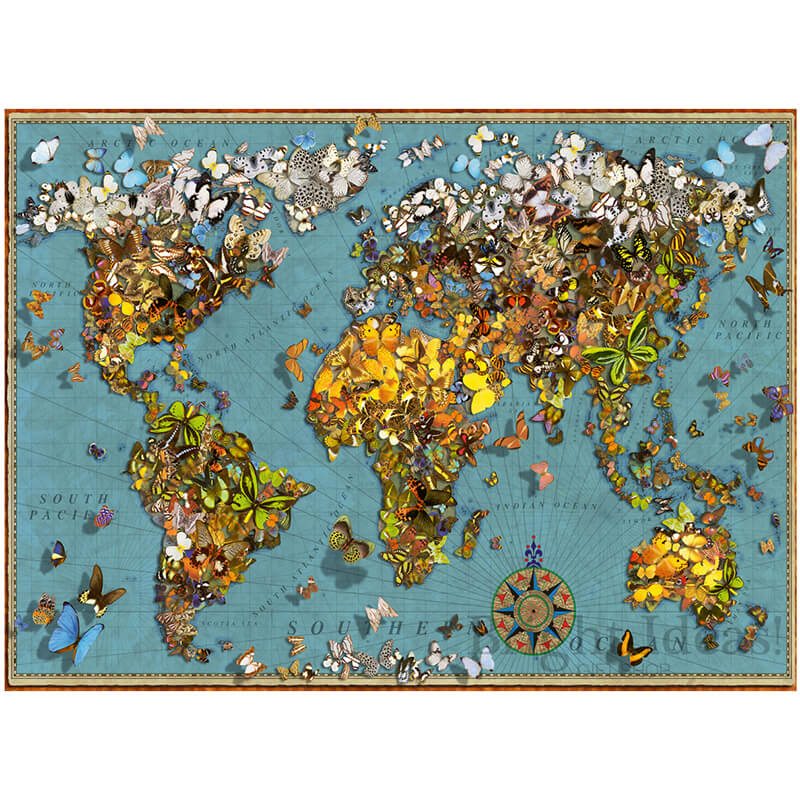 World of Butterflies 500pcs Puzzle