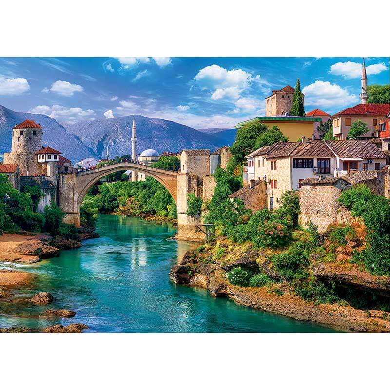 Old Bridge in Mostar, Bosnia and Herzegovina 500pc Puzzle