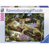 Leopard Family 1000pcs Puzzle