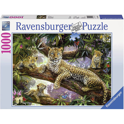 Leopard Family 1000pcs Puzzle
