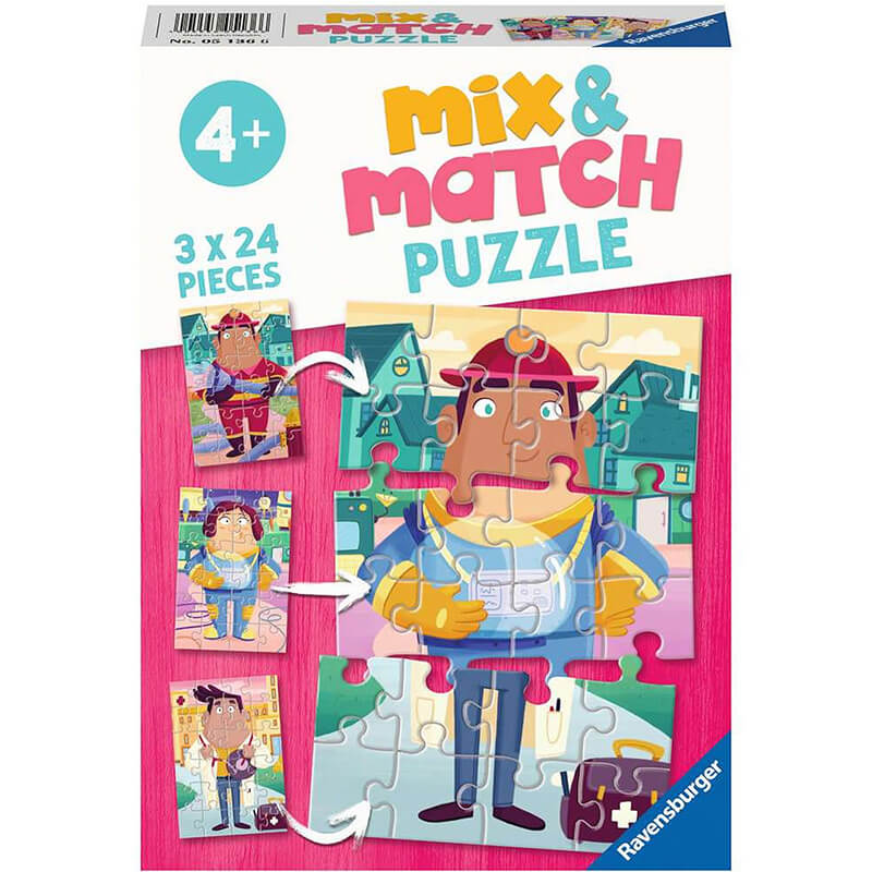 Job Swap Mix & Match 3x24pcs Puzzle