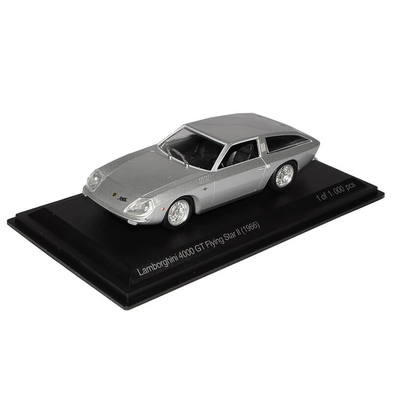 Whitebox 1/43 Lamborghini 4000 GT Flying Star II 1966 (Silver)