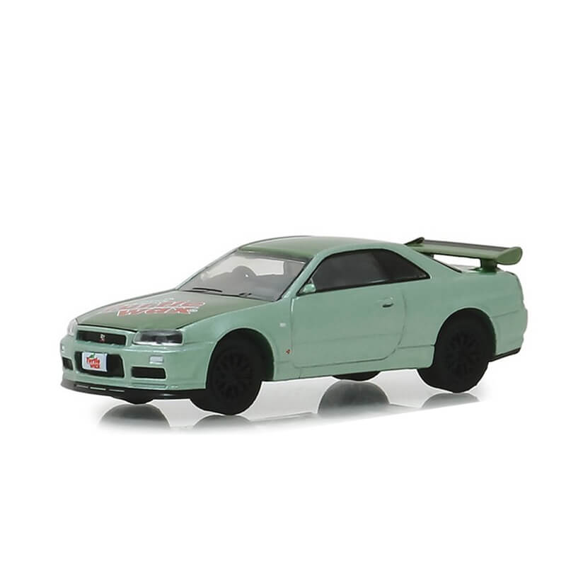 Greenlight 1/64 2000 Nissan Skyline GT-R (BNR34) - Turtle Wax