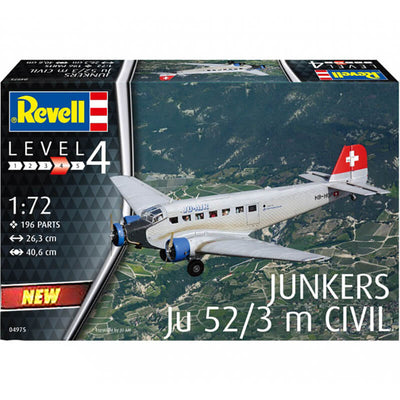 Revell 1/72 Junkers Ju 52/3 m Civil Kit